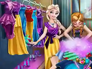Игра Ice Kingdom Wardrobe Cleaning онлайн