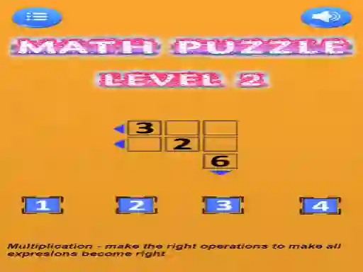 Игра Math puzzle онлайн