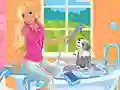 Игра Barbie Pet Wash онлайн