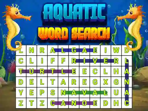Игра Aquatic Word Search онлайн