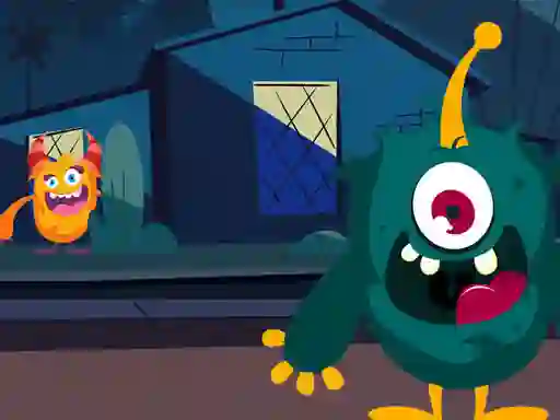 Игра Funny Monsters Jigsaw онлайн