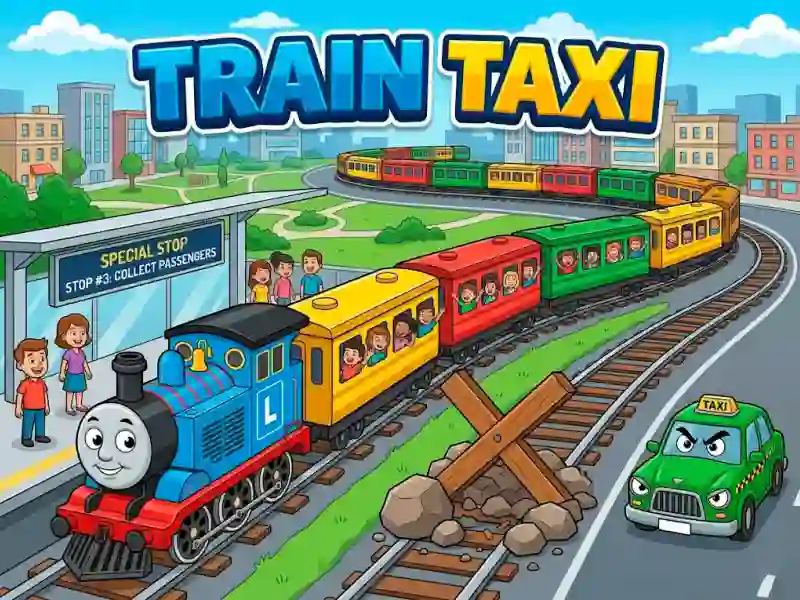 Игра Train Taxi онлайн