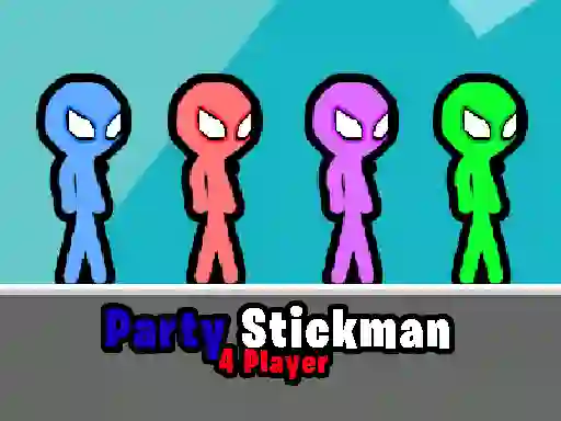 Игра Party Stickman 4 Player онлайн