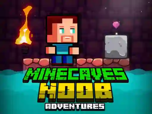 Игра Minecaves Noob Adventure онлайн