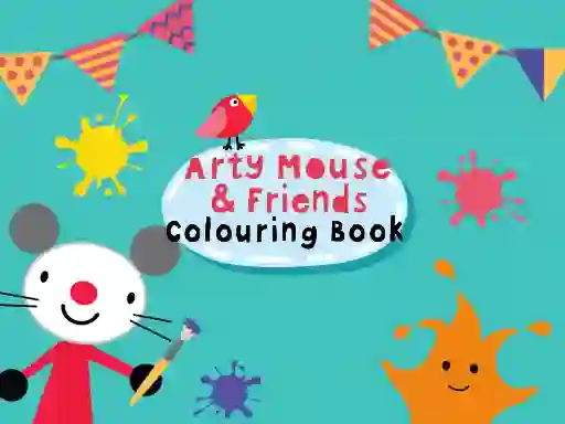 Игра Arty Mouse & Friends Coloring Book онлайн