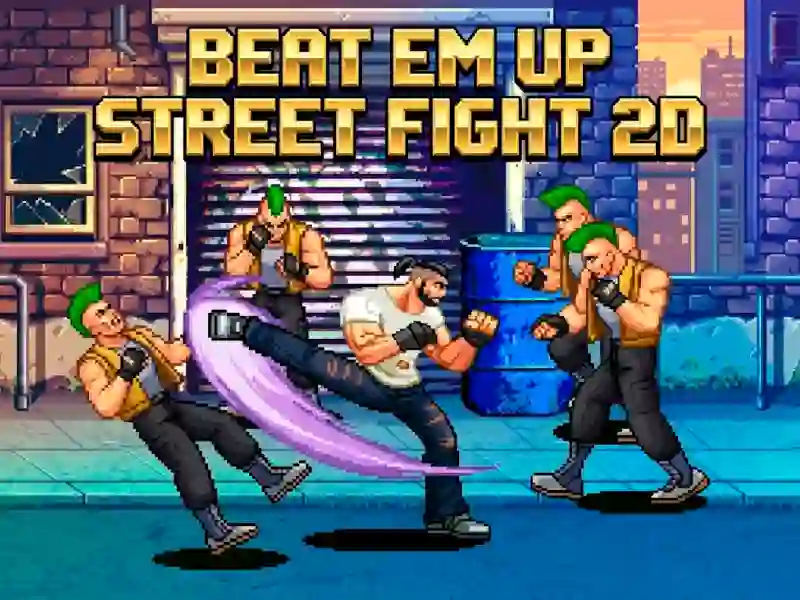 Игра Beat Em Up Street Fight 2d онлайн