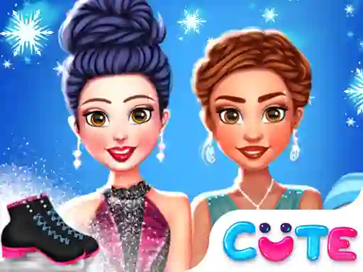 Игра Princess Winter Ice Skating Outfits онлайн