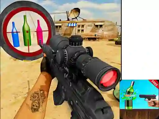 Игра Sniper Bottle Shooting онлайн