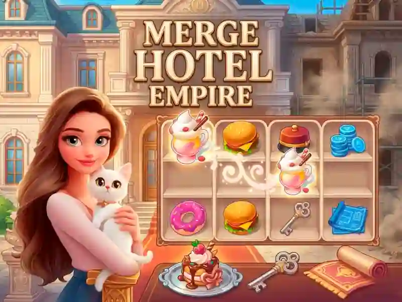 Игра Merge Hotel Empire онлайн