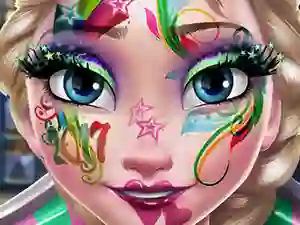 Игра Elsa New Year Makeup онлайн