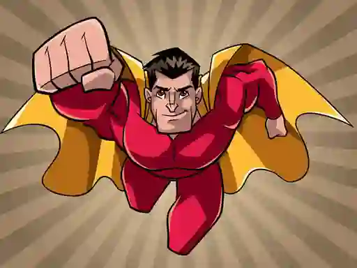 Игра Aamazing Superheroes Coloring онлайн
