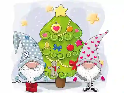Игра Cute Gnomes Hidden Stars онлайн