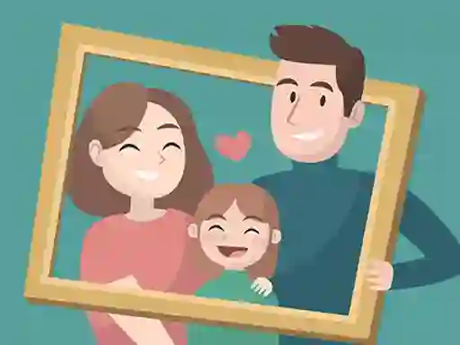 Игра Happy Family Puzzle онлайн