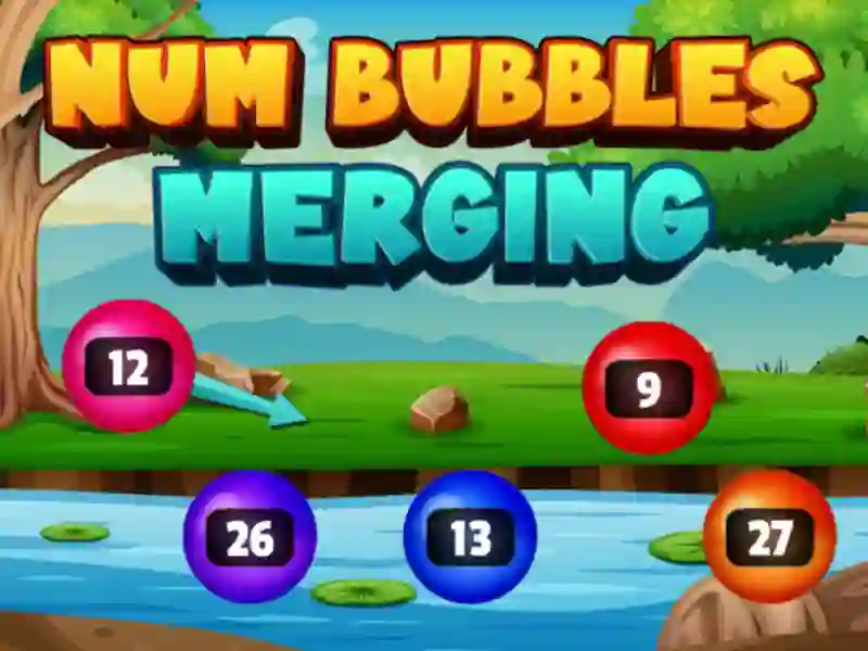 Игра Num Bubbles Merging онлайн