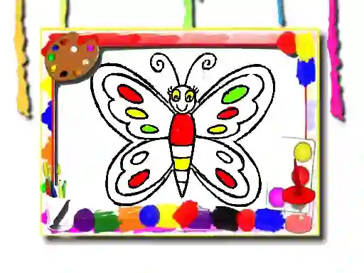 Игра Butterfly Coloring Book онлайн