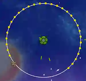 Игра Orbit Avoider онлайн