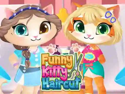 Игра Funny Kitty Haircut онлайн