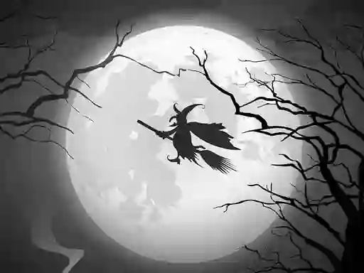 Игра The Night Of the Witches Jigsaw онлайн