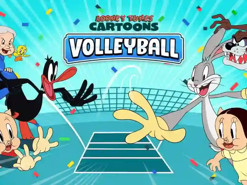 Игра Looney Tunes Cartoons Volleyball онлайн