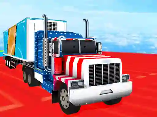 Игра Impossible Truck Tracks Drive онлайн