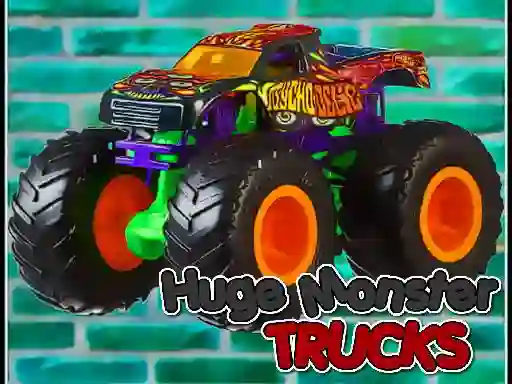 Игра Huge Monster Trucks онлайн