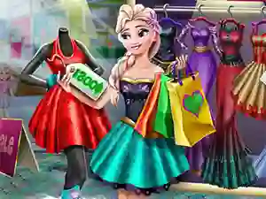 Игра Ice Queen Realife Shopping онлайн