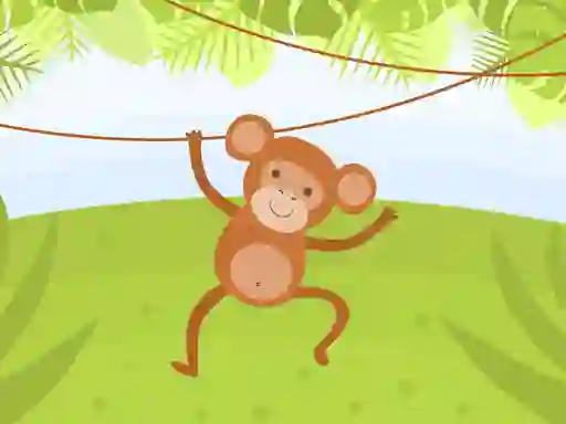 Игра Funny Monkeys Coloring онлайн
