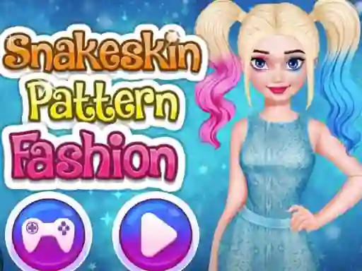 Игра Snakeskin Pattern Fashion онлайн