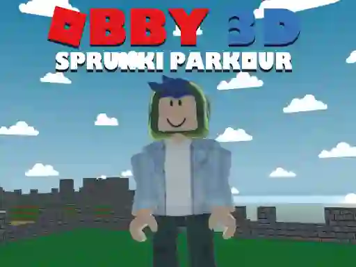 Игра Obby 3D Sprunki Parkour онлайн