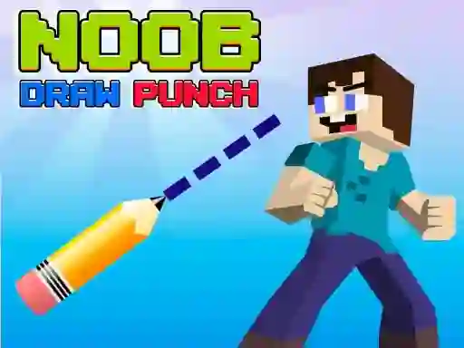 Игра Noob Draw Punch онлайн