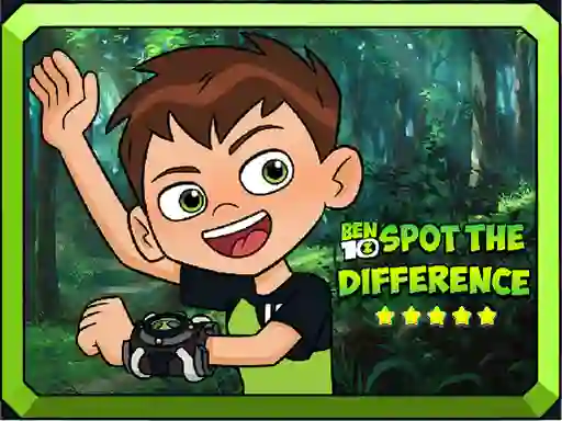 Игра Ben 10 Spot the Difference онлайн
