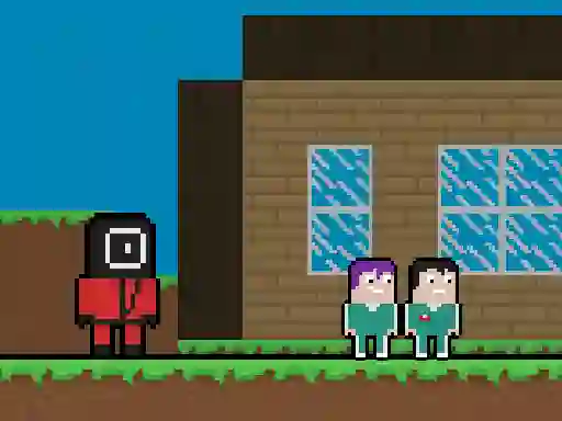 Игра Squid Escape But Blockworld онлайн