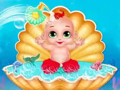 Игра Mermaid Baby Care онлайн