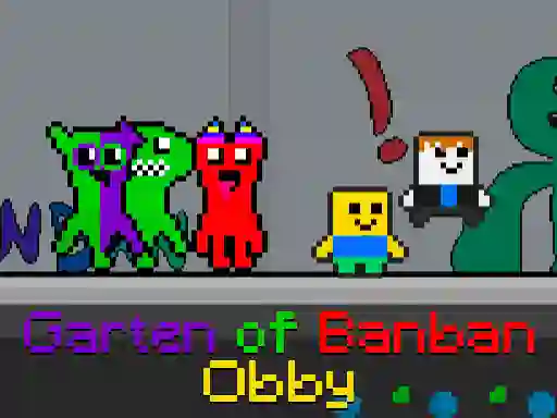 Игра Garten of Banban Obby онлайн