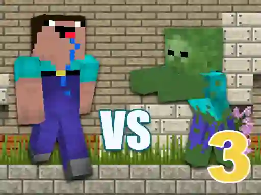Игра Noob vs Zombies 3 онлайн