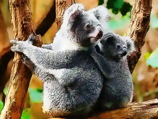 Игра Cute Baby Koala Bear онлайн