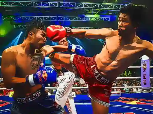 Игра MuayThai Fighters Jigsaw онлайн