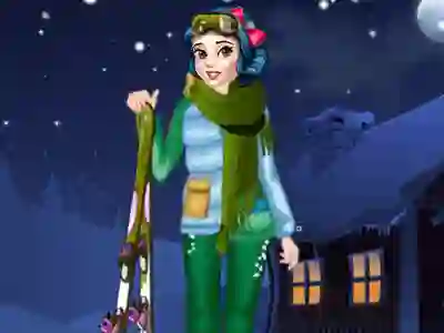 Игра Princess Winter Skiing онлайн