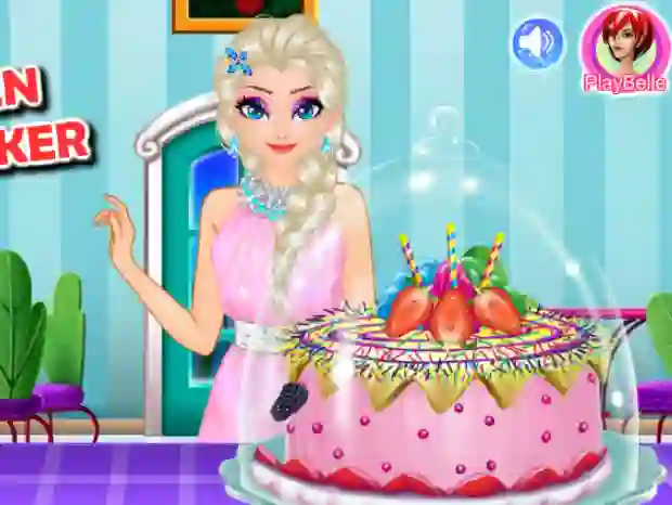 Игра Ice queen royal baker онлайн