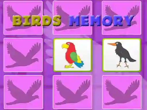 Игра Kids Memory With Birds онлайн