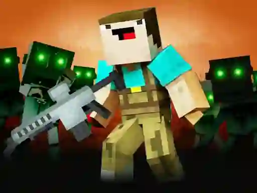Игра Noob Shooter Zombie онлайн