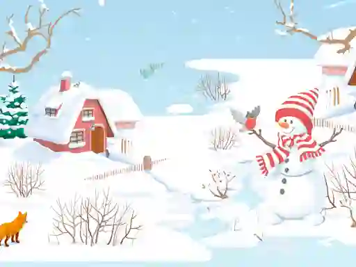 Игра Snowman Slide онлайн