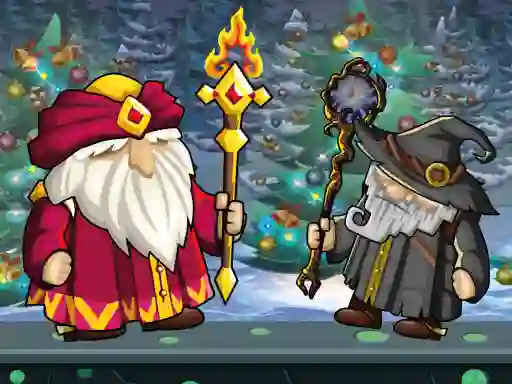 Игра Wizard Santa Jump онлайн