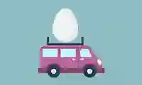 Игра Eggs and Cars онлайн