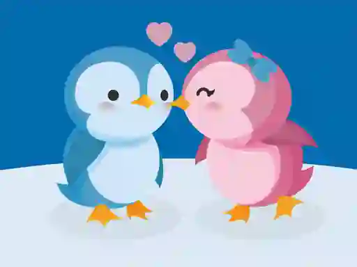 Игра Cute Penguin Puzzle онлайн