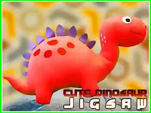 Игра Cute Dinosaur Jigsaw онлайн