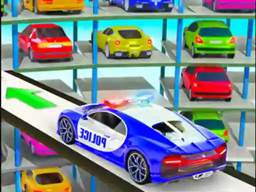 Игра Police Multi Level Car Parking онлайн