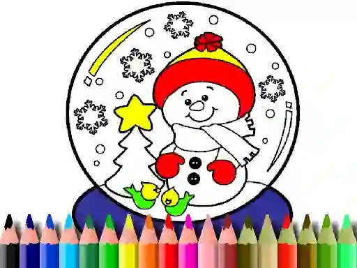 Игра Back To School: Christmas Coloring Book онлайн