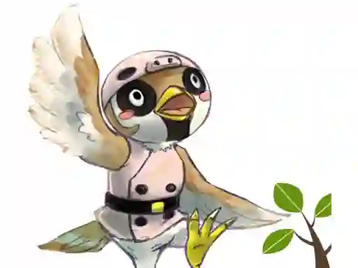 Игра Sparrow Flappy онлайн