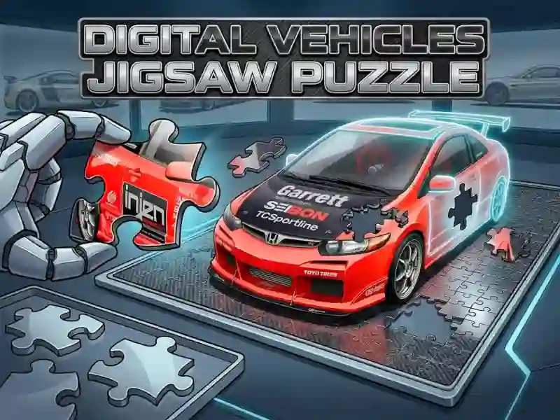 Игра Digital Vehicles Jigsaw Puzzle онлайн